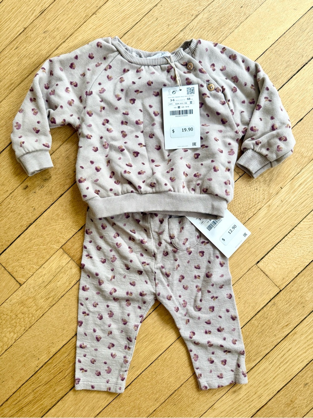 Zara Baby NWT Printed Set Size 3-6m